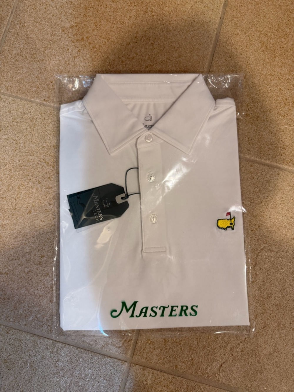 2026 Masters White Polo Size Large